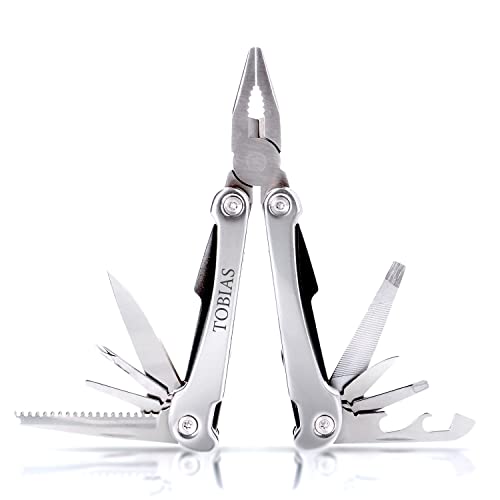 Premium Multitool 13 in 1 mit Wunsch-Gravur- Multifunktionswerkzeug - Werkzeug Set - Heimwerker...