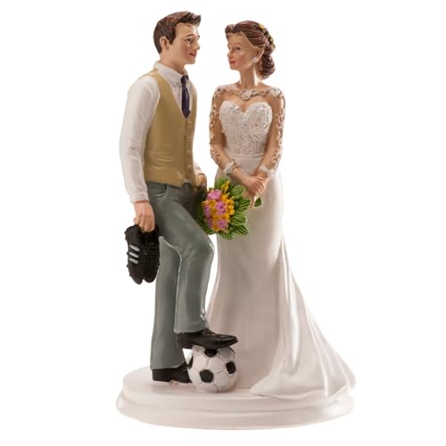 Tortenpaar Fußball Hochzeit