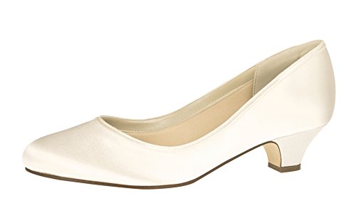 Brautschuhe Pumps mit Blockabsatz