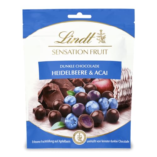 Heidelbeere und Acai in Schokolade