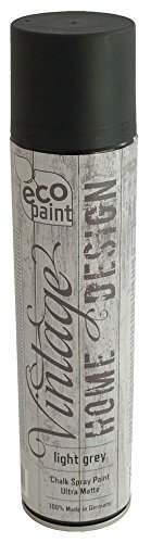 Vintage Kreide Spray hellgrau 400ml Kreidefarbe Chalk Paint Shabby Chic Landhaus Stil Vintage Look