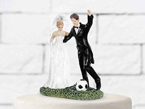 Tortenpaar Fußball Hochzeit