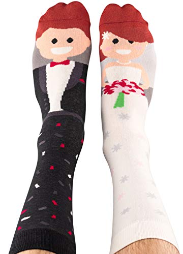 Socken Braut und Bräutigam