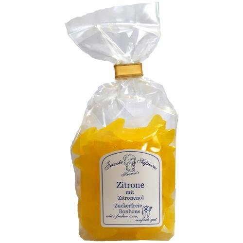 Zitronen-Bonbons zuckerfrei