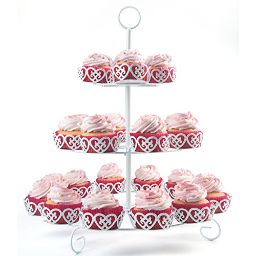 Verspielte Candy Bar Etagere für Cupcakes