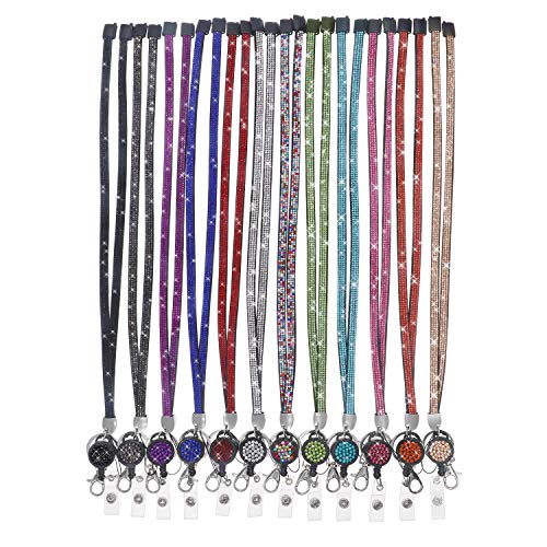 10 glitzernde Lanyards