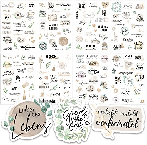 Sticker zur Hochzeit