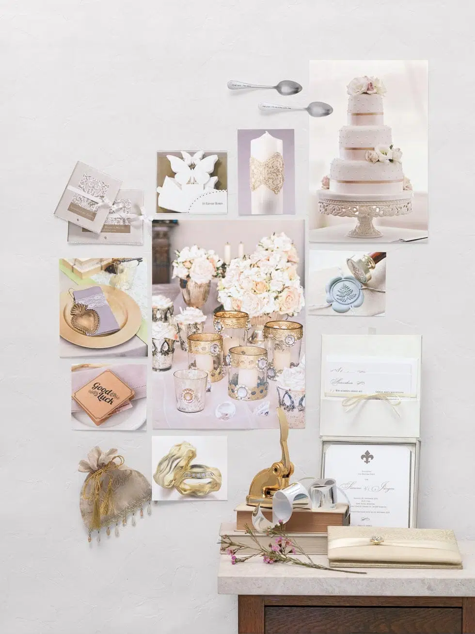 Moodboard Vintage Hochzeit