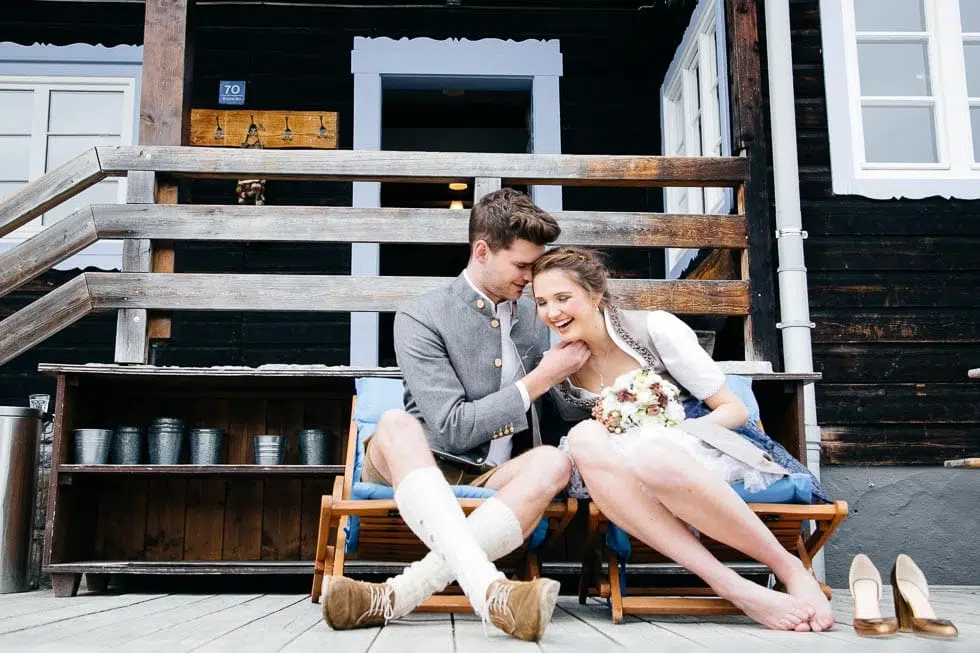 Brautpaar Hochzeit in Tracht