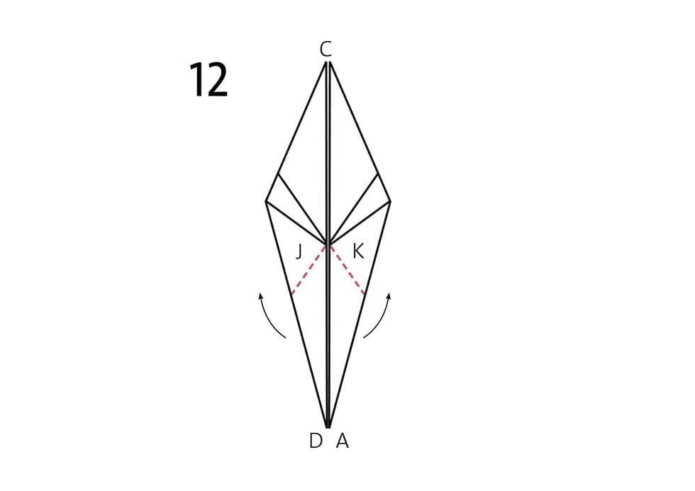 Origami-Kraniche falten