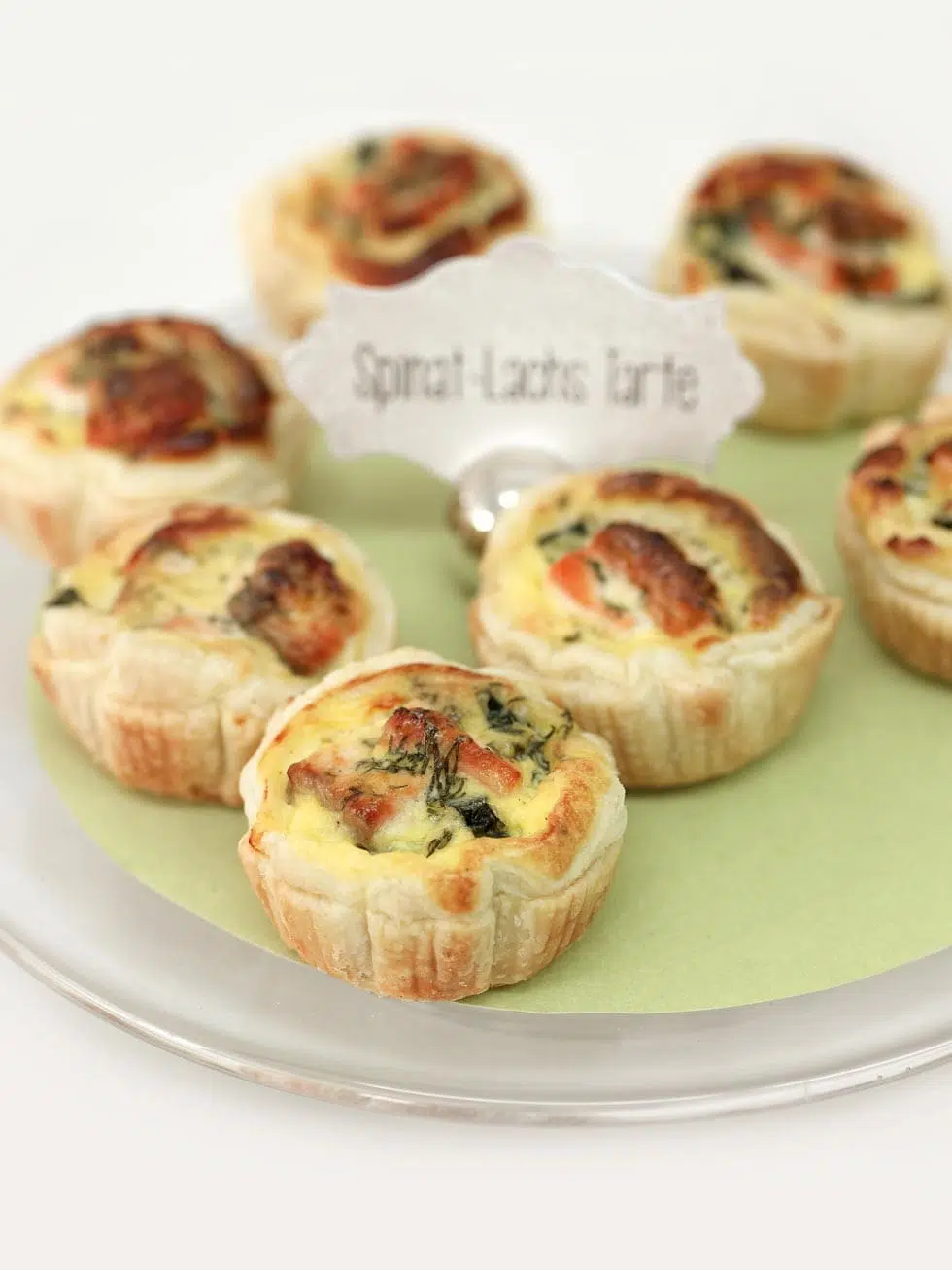 Fingerfood Hochzeit Spinat Lachs Tarte