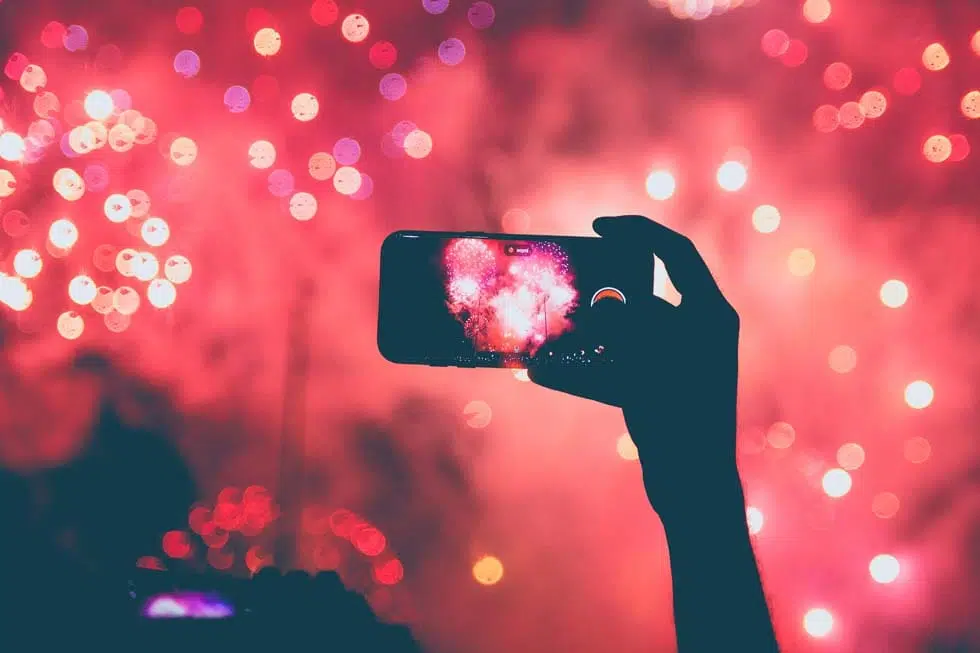 Feuerwerk zur Hochzeit