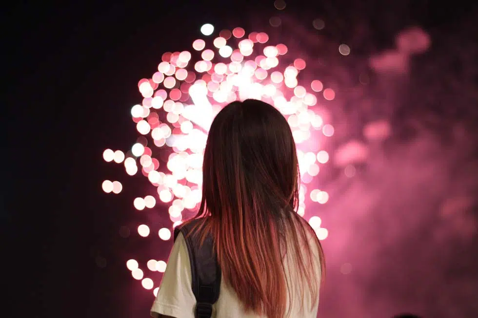 Feuerwerk Hochzeit