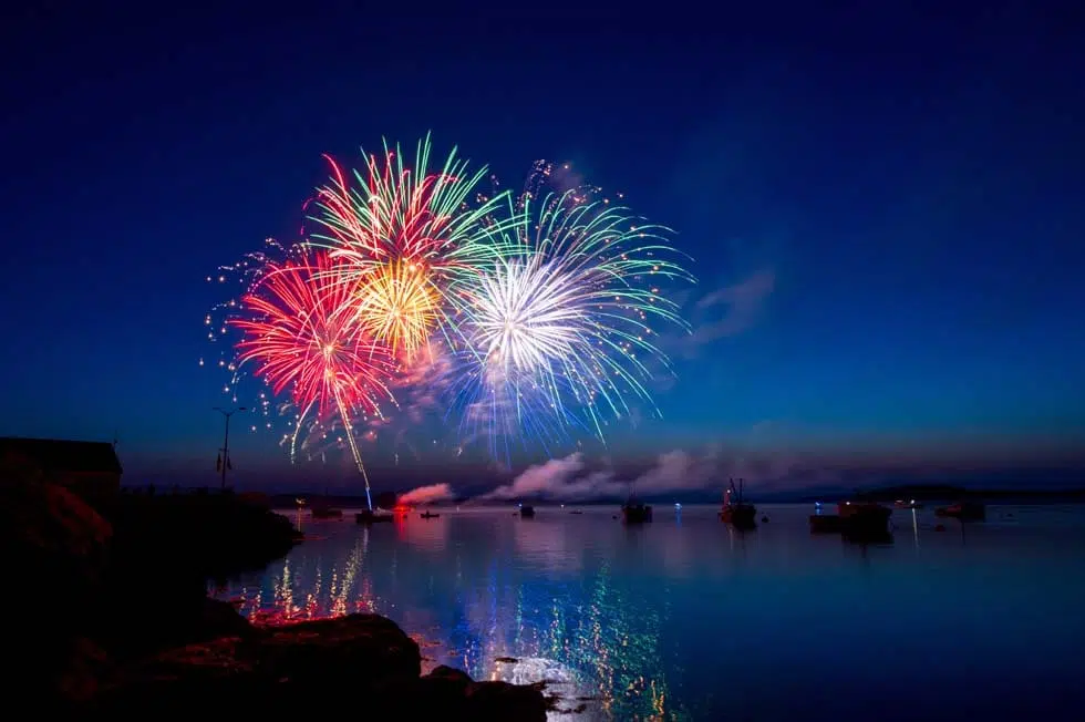 Feuerwerk Hochzeit