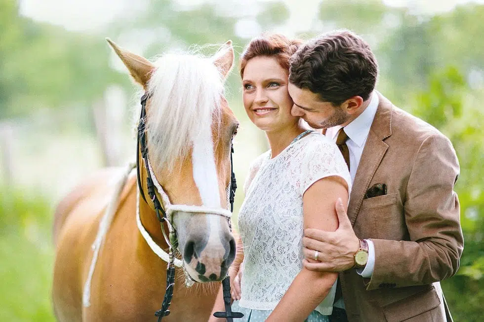 Pferdehochzeit Portraitshooting