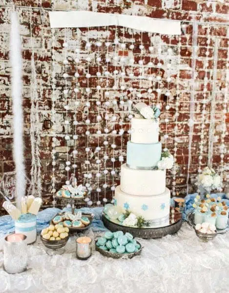 Dessert Table Winterhochzeit