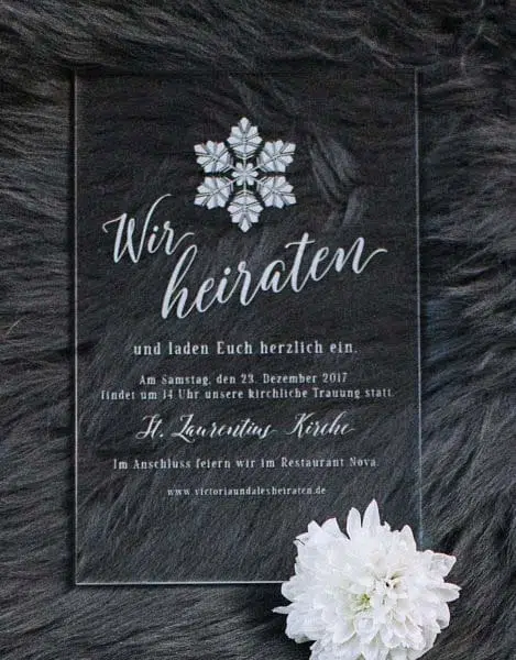 Hochzeit im Winter