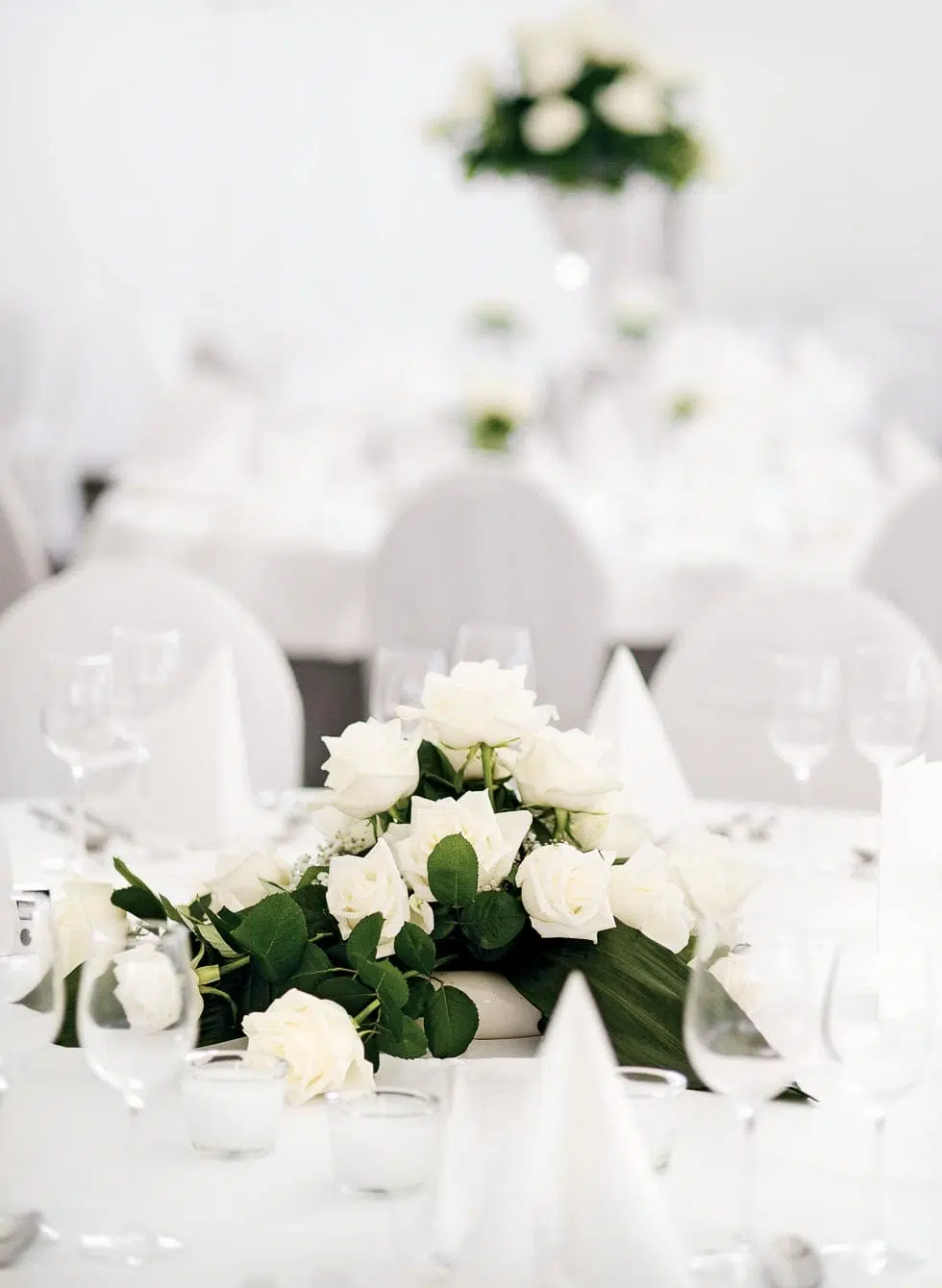 Tischdeko Hochzeit Rosen