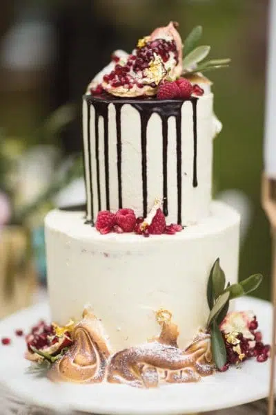 Hochzeitstorte Drip Cake