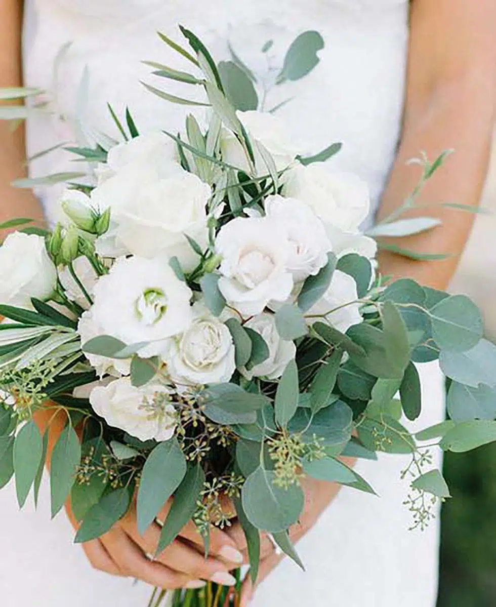 Hochzeitsblumen Brautstrauß Lisianthus