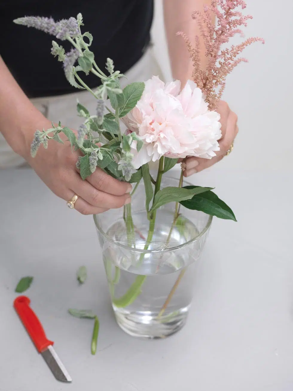 Anleitung Blumenstrauß Tischdeko selber machen