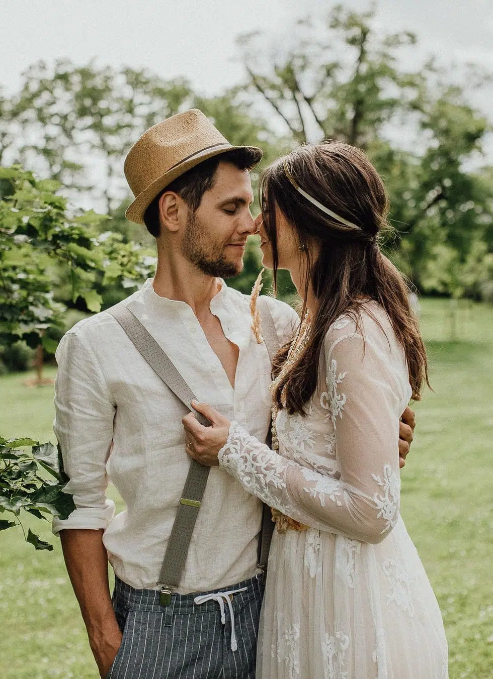 Hochzeitsanzug Hippie-Hochzeit