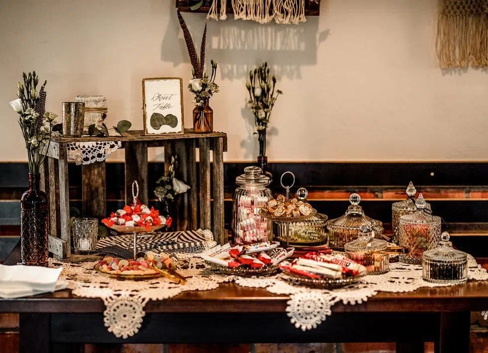 Candy Bar Boho Vintage