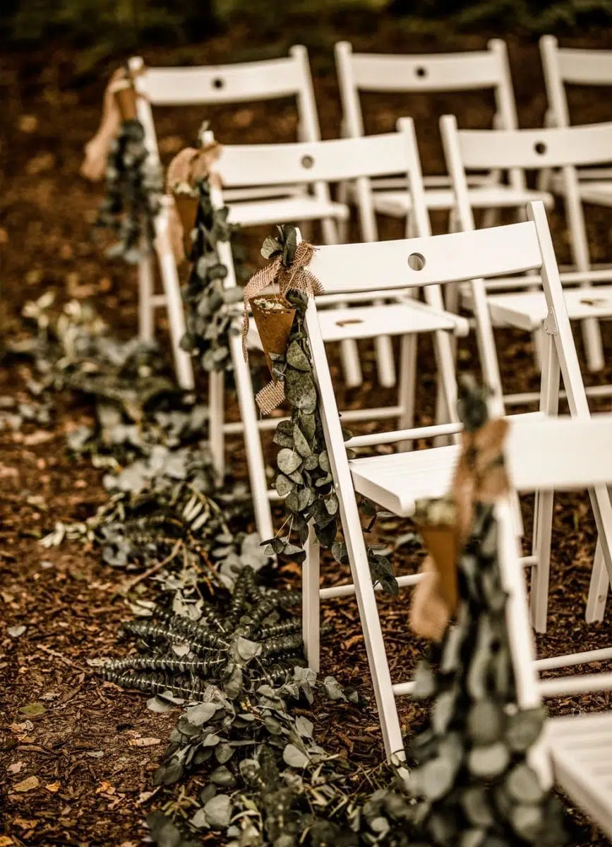 Boho Hochzeit Trauung Deko