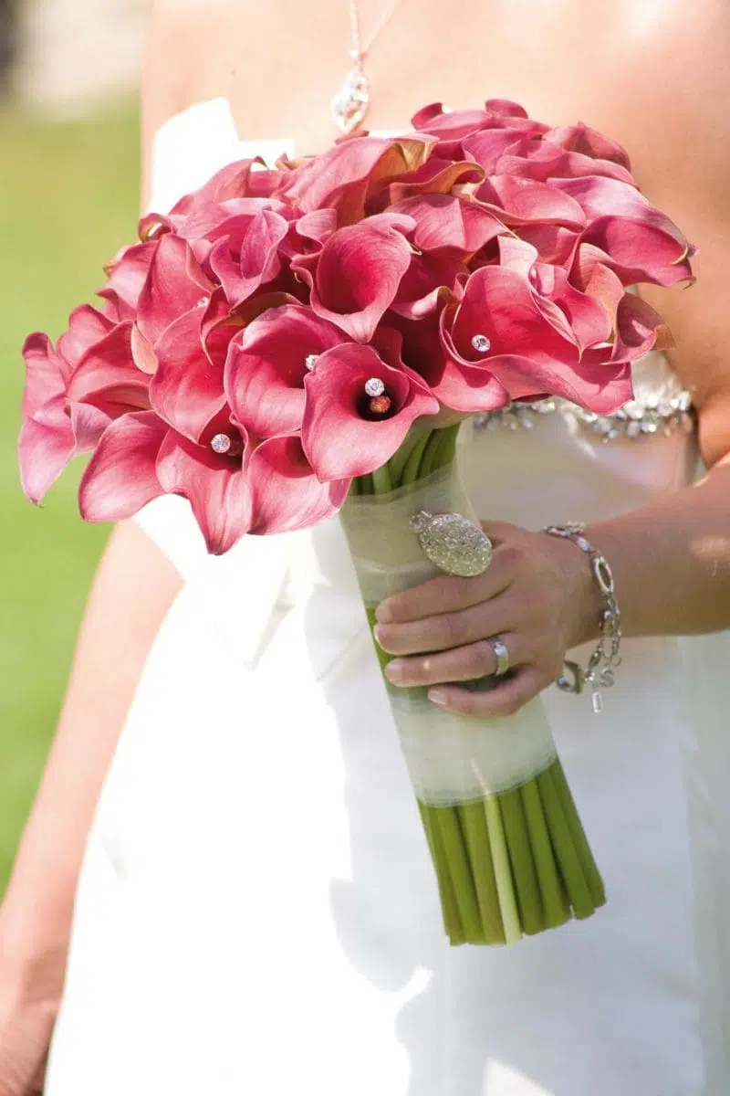 Brautstrauß Calla Pink