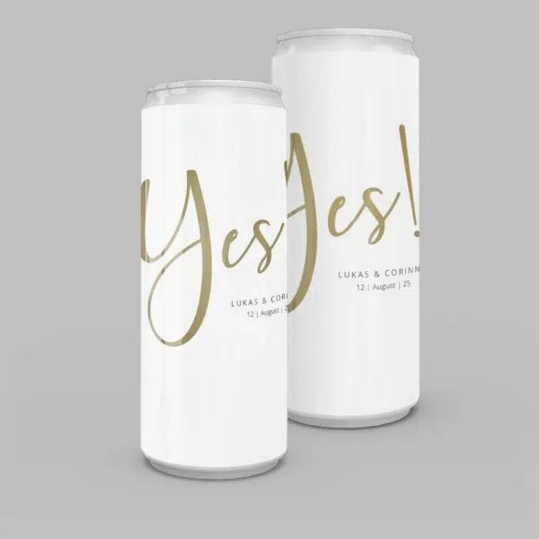 Secco Dose Hochzeit personalisiert