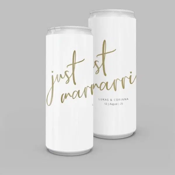 Secco Dose Hochzeit personalisiert