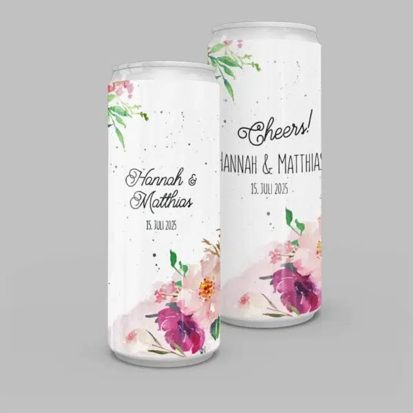 Secco Dose Hochzeit Blumen