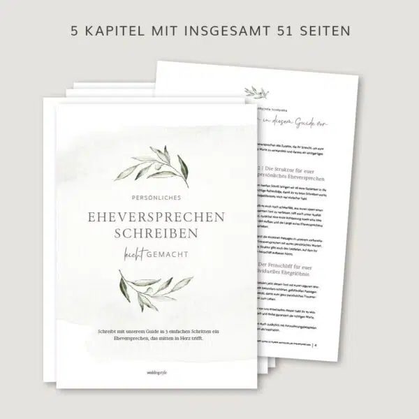 Eheversprechen Guide