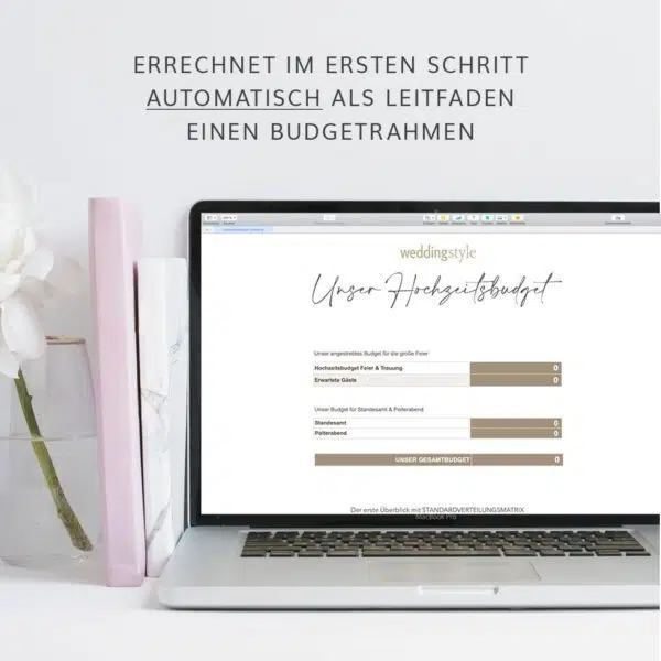 Hochzeitsbudget Planer Excel