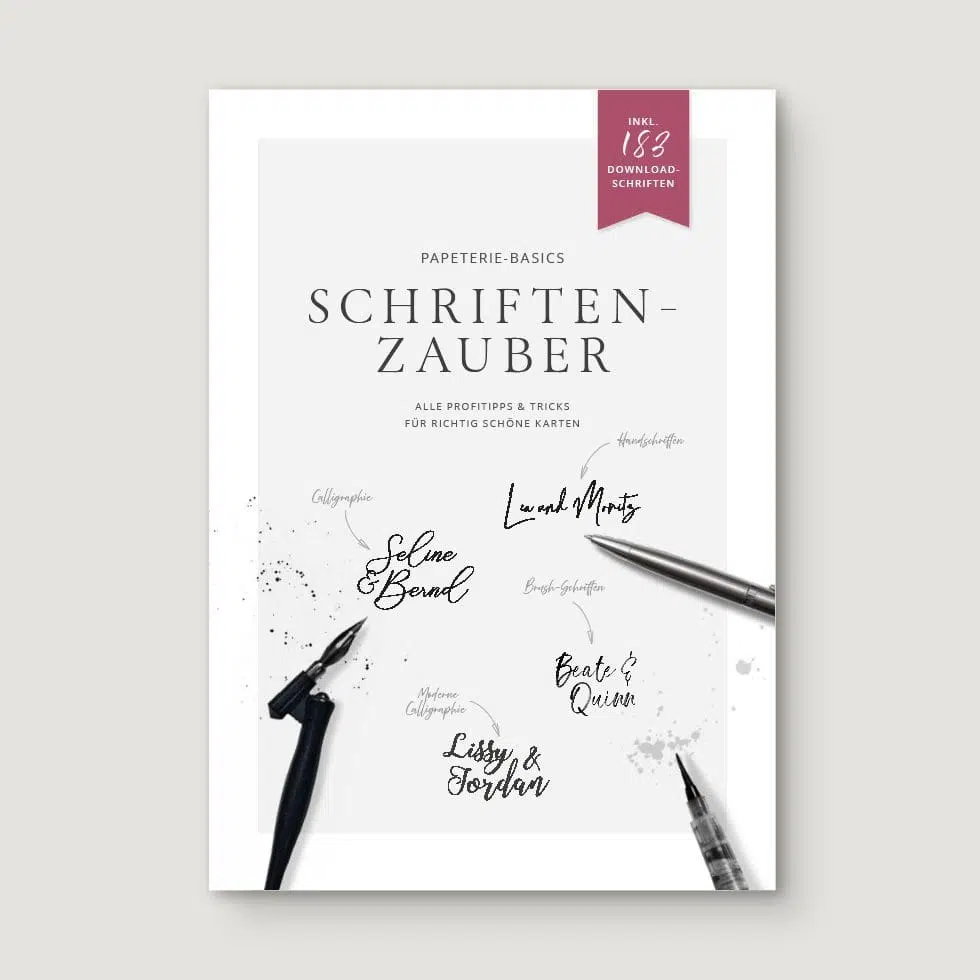 Schriften-Guide Hochzeit