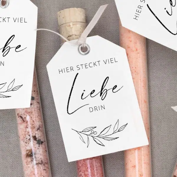 Stempel Hier steckt viel Liebe drin