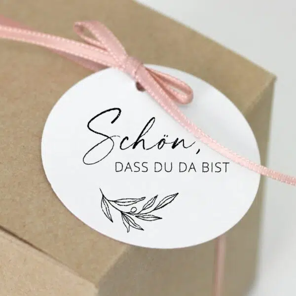 Stempel Schön, dass Du da bist