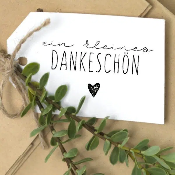 Stempel ein kleines Dankeschön