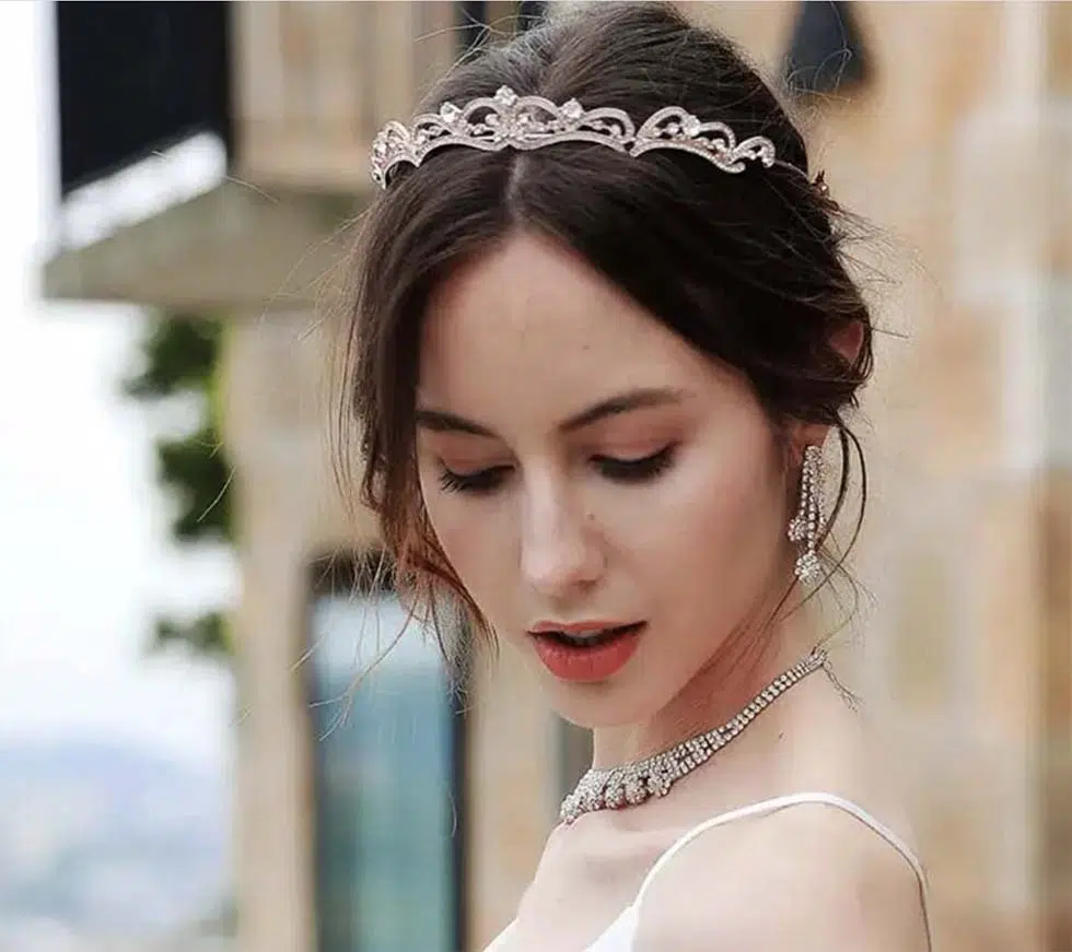 Diadem Hochzeit Braut