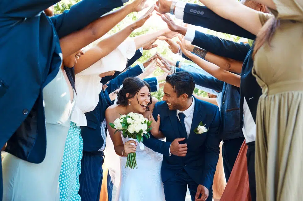 Spalierstehen Hochzeit Ideen