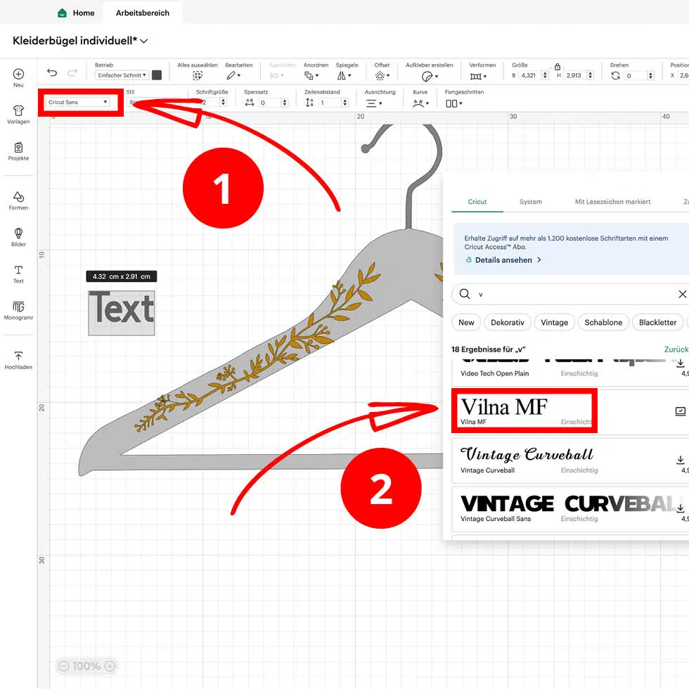 Text Plotter schreiben