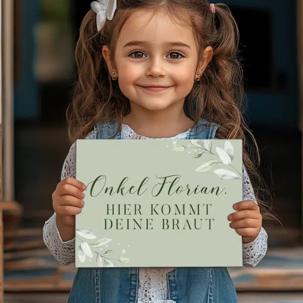 Onkel, hier kommt Deine Braut